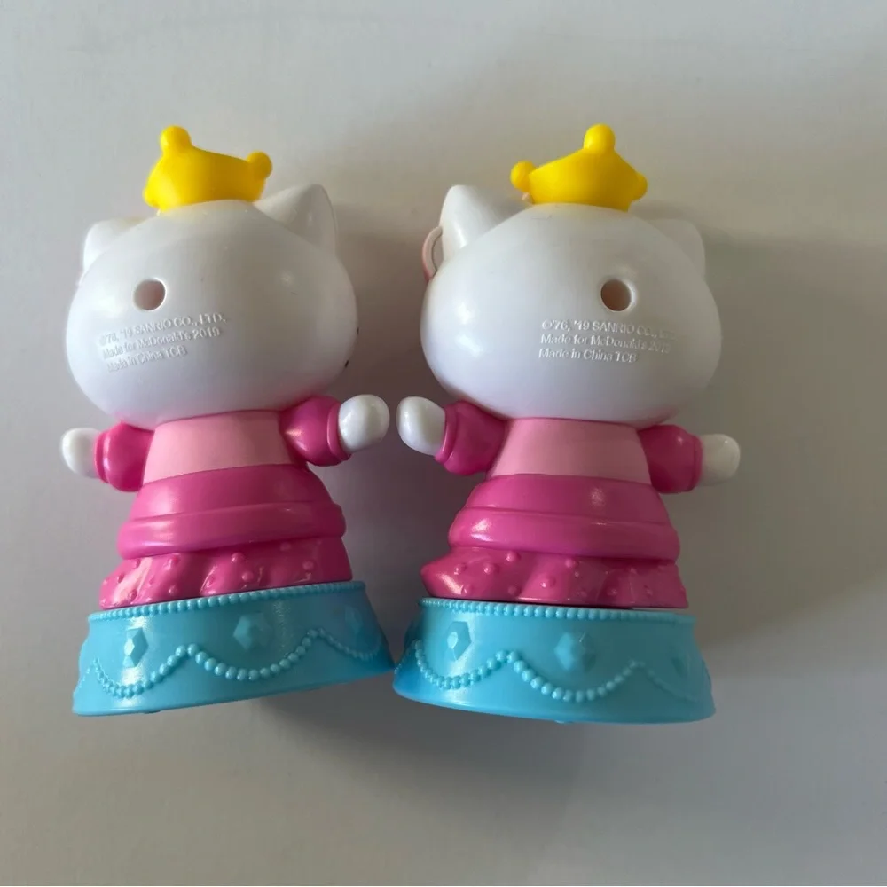 2 Hello Kitty 2019 McDonald’s Toys Princess Happy Meal‎ Toys Sanrio